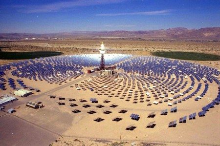 concentrated solar power plant