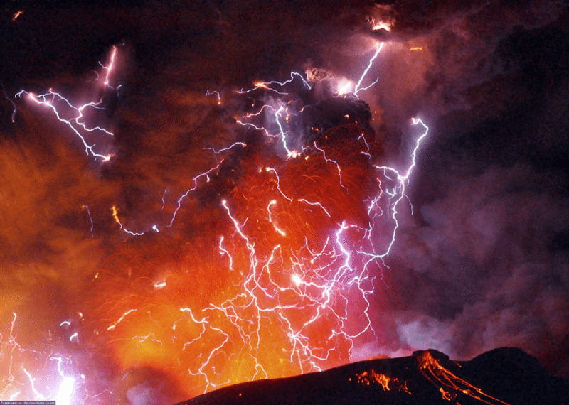 Volcanic Lightning, mysterious natural phenomena